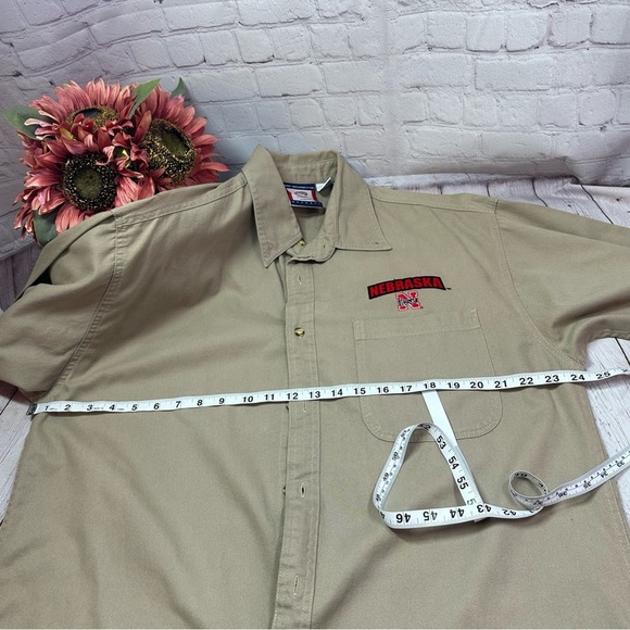 cadre athletic apparel Nebraska cornhuskers collegiate cotton Shirt sz L - Picture 7 of 7